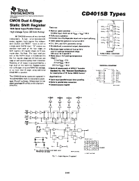 Datasheet CD4000 manufacturer TI